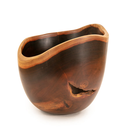 Milo Bowl with natural Edge #2482 by Aaron Hammer