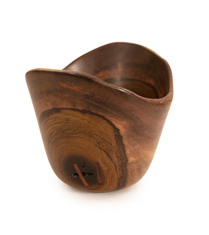 Pheasant Wood Bowl with Koa Stitch #2474 by Aaron Hammer