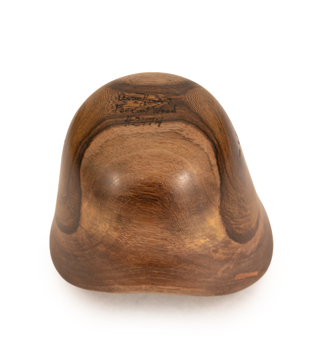 Pheasant Wood Bowl with Koa Stitch #2474 by Aaron Hammer