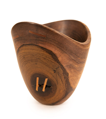 Pheasant Wood Bowl with Koa Stitch #2471 by Aaron Hammer