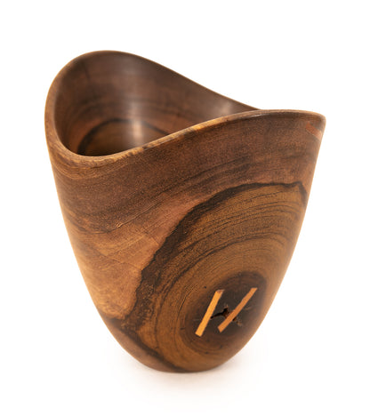 Pheasant Wood Bowl with Koa Stitch #2471 by Aaron Hammer