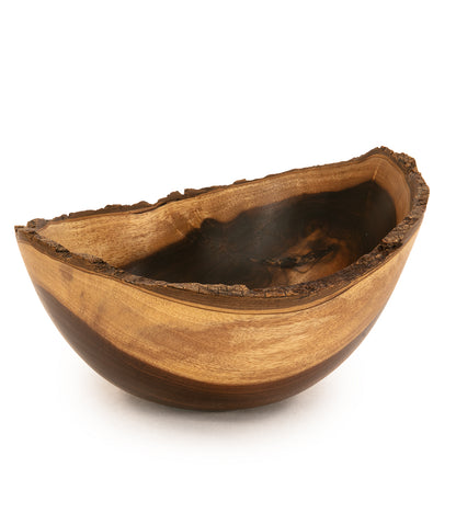 Koa Bowl with Bark #2488 by Aaron Hammer
