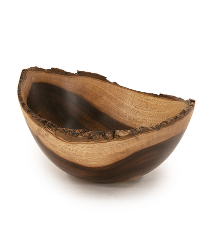 Koa Bowl with Bark #2488 by Aaron Hammer