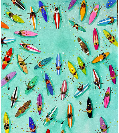 Paddle Out for Lahaina #97 by Sarah Houglum