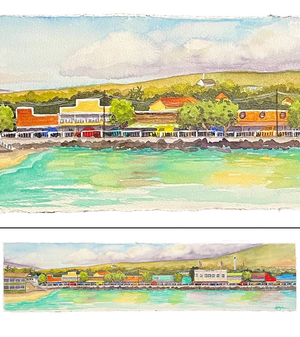 Reflections of Front Street by Sarah Houglum