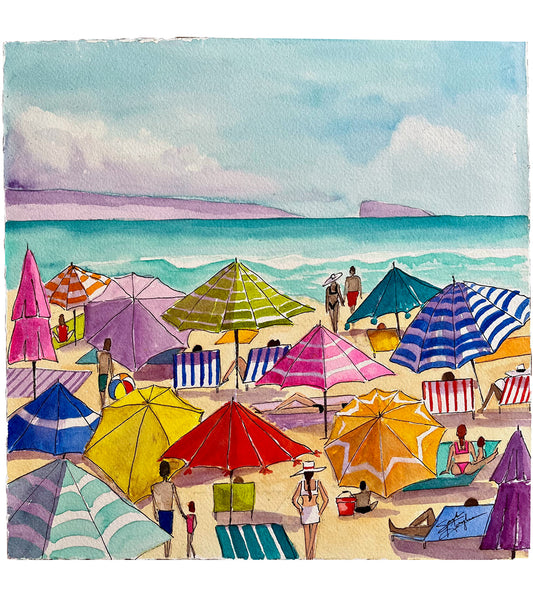 Summer Day at Big Beach by Sarah Houglum