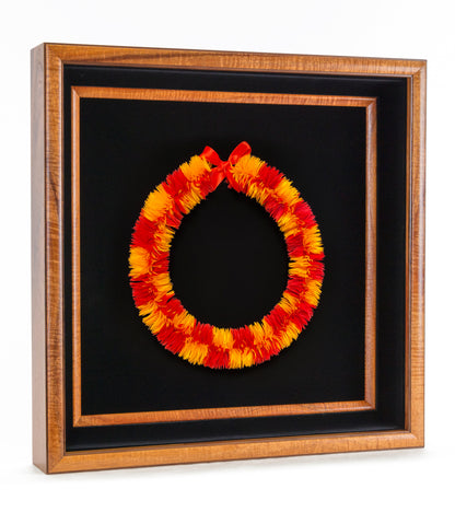 Ilima Red Checkerboard Poepoe #40383