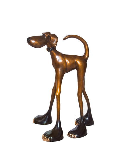 Bronze Sculpture "Half Stretch" by Marty Goldstein