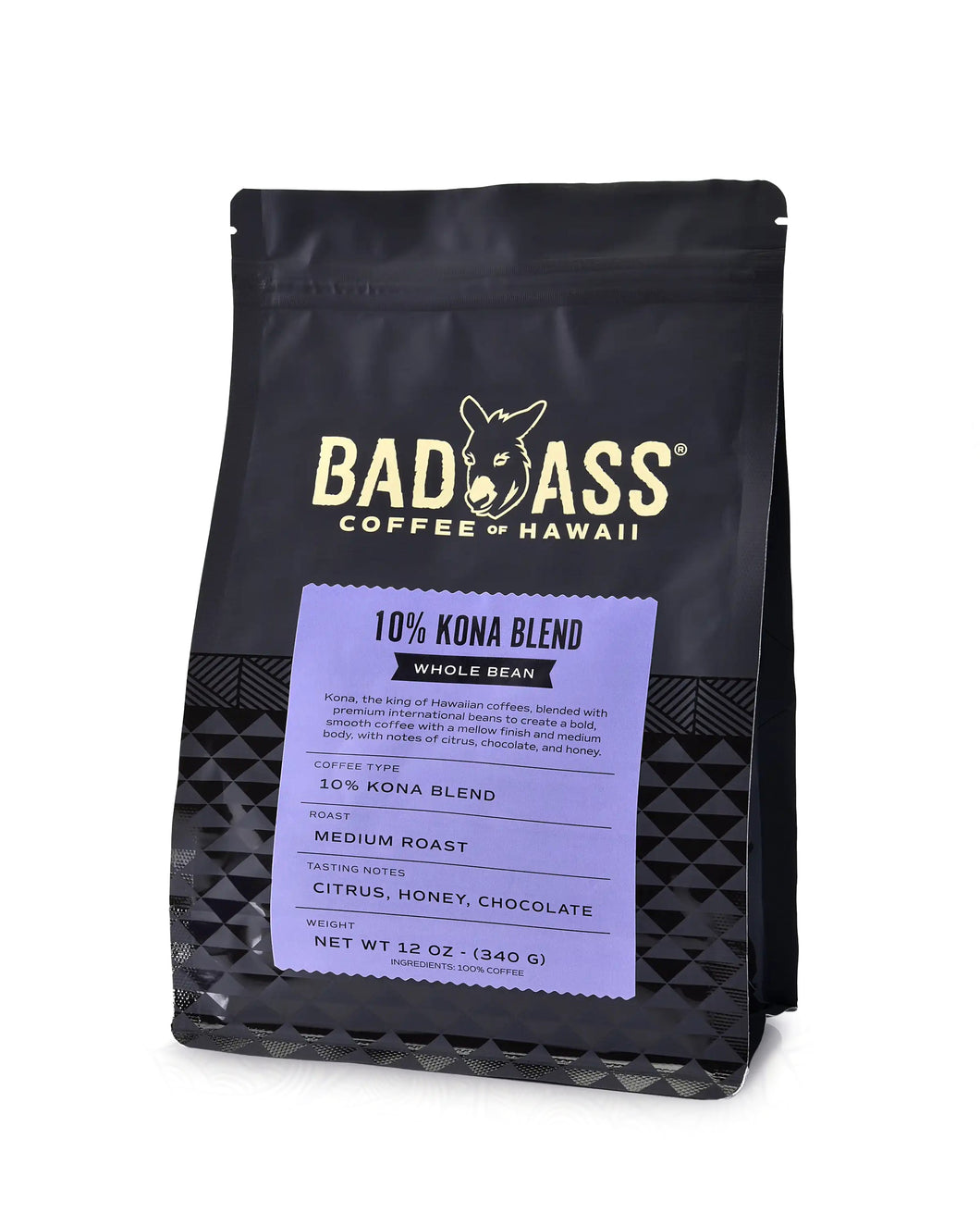 10% Kona Blend by Bad Ass Coffee of Hawaii