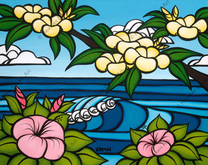 Hawaiian Flowers by Heather Brown -  Open Edition Giclee