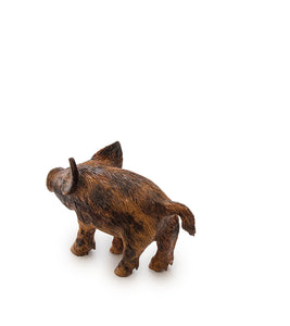 Koa Wood Sculpture "Hawaiian Boar & Keiki" by Craig Nichols