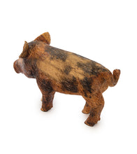 Koa Wood Sculpture "Hawaiian Boar & Keiki" by Craig Nichols