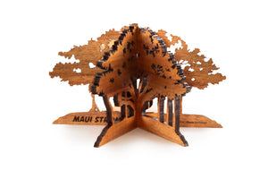 Koa 3D Lahaina Banyan Tree Table Top Display
