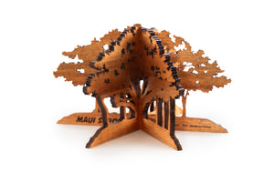 Koa 3D Lahaina Banyan Tree Table Top Display