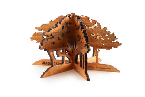 Koa 3D Lahaina Banyan Tree Table Top Display