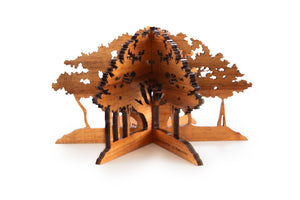 Koa 3D Lahaina Banyan Tree Table Top Display