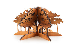 Koa 3D Lahaina Banyan Tree Table Top Display