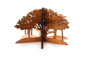 Koa 3D Lahaina Banyan Tree Table Top Display