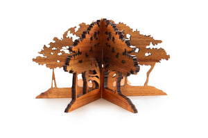 Koa 3D Lahaina Banyan Tree Table Top Display