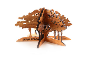 Koa 3D Lahaina Banyan Tree Table Top Display