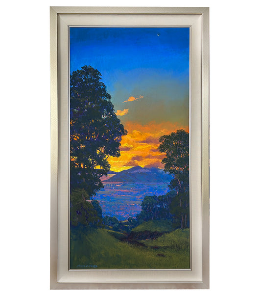 Original Pastel Painting "Peaceful Transition" by Michael Clements 24 x 48