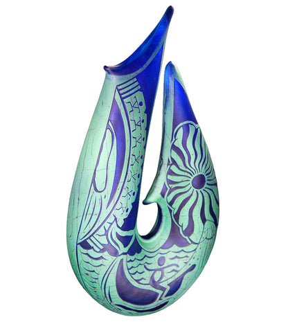 Glass "Fish Hook Makua's Son - FHSE-2"
