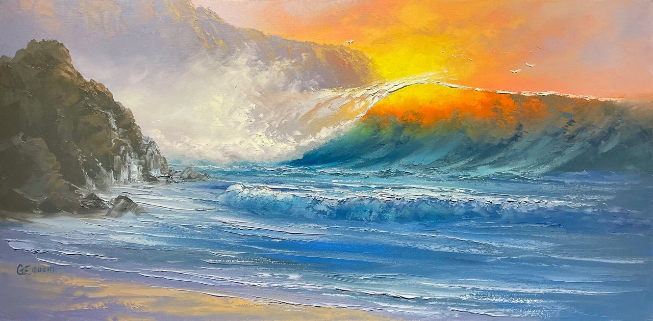 Original Painting: Breaking Light by George Eguchi