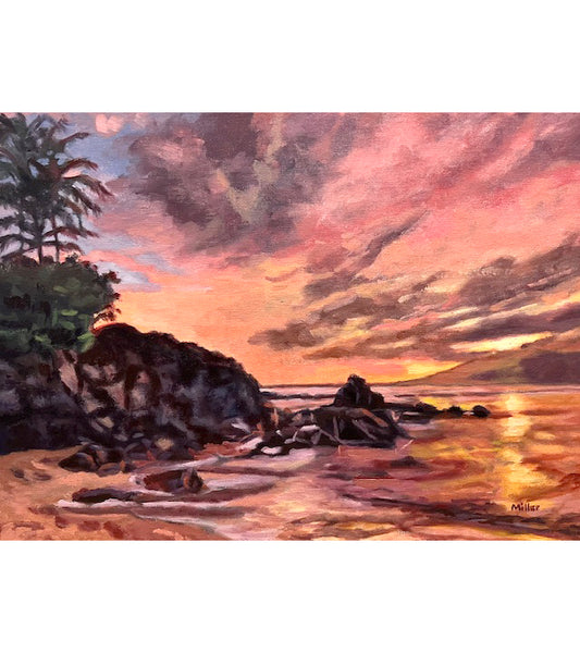 Atardecer en Kapalua por Laurie Miller