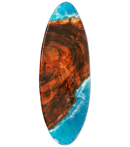 Tabla de surf Koa de 40" "Auʻau #203" de S. Isaac Anderson