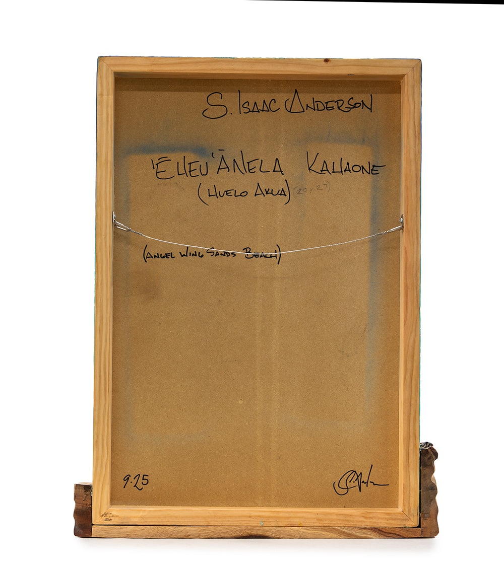 Koa/Resin Wall Art "Eheuʻanela Kuhaone" by S. Isaac Anderson