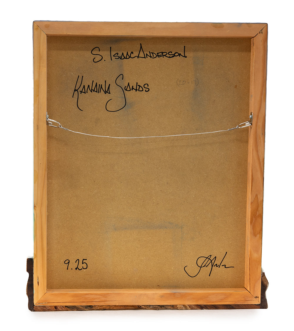 Koa/Resin Wall Art "Kanaina Sands" by S. Isaac Anderson