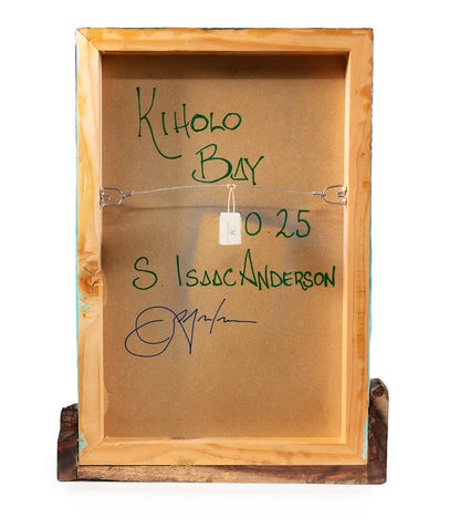 Koa/Resin Wall Art "Kiholo Bay" by S. Isaac Anderson