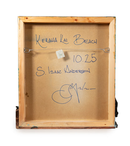 Koa/Resin Wall Art "Kekaha Kai Beach" by S. Isaac Anderson