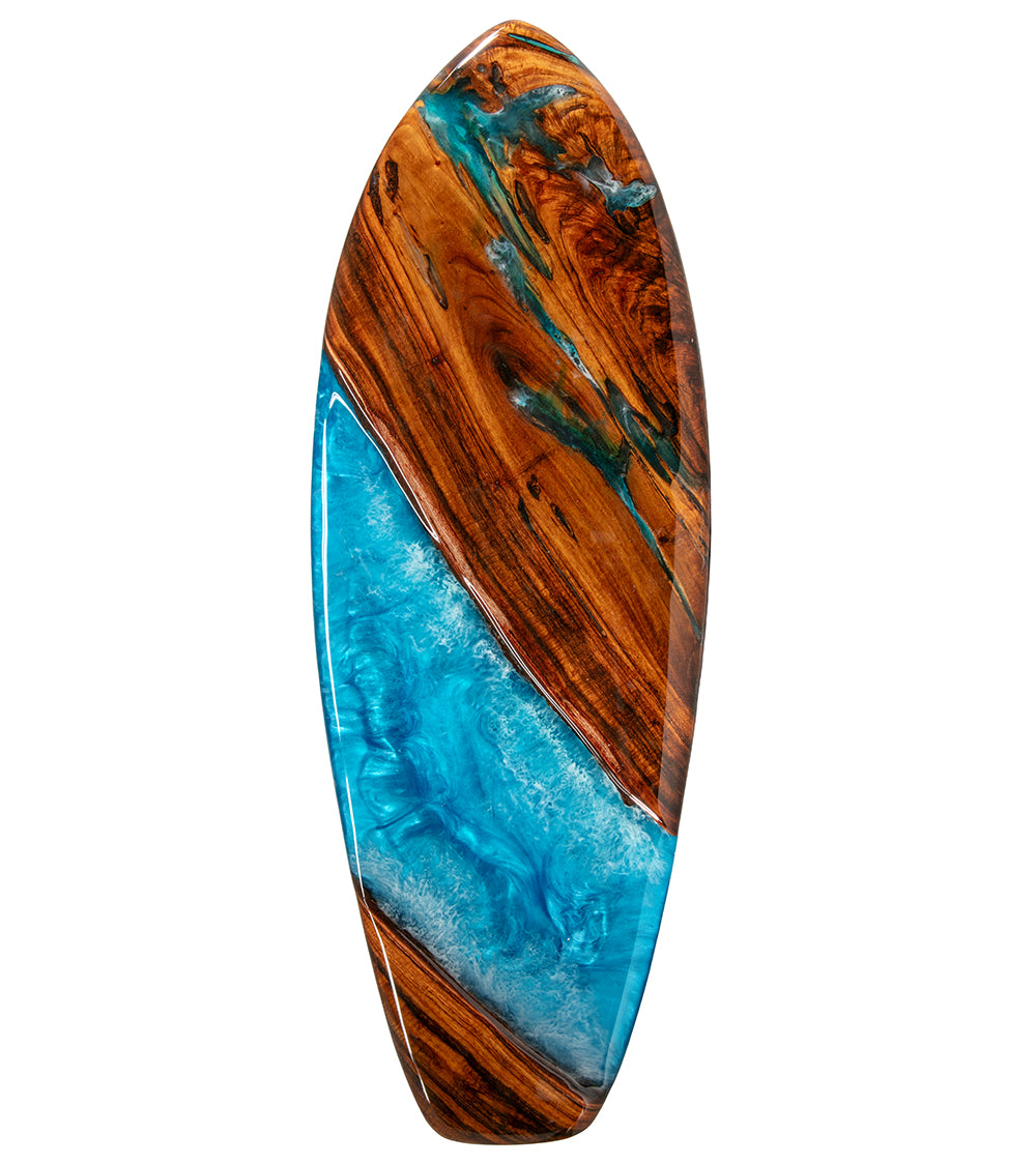 Tabla de surf Koa de 40" "Auʻau #203" de S. Isaac Anderson
