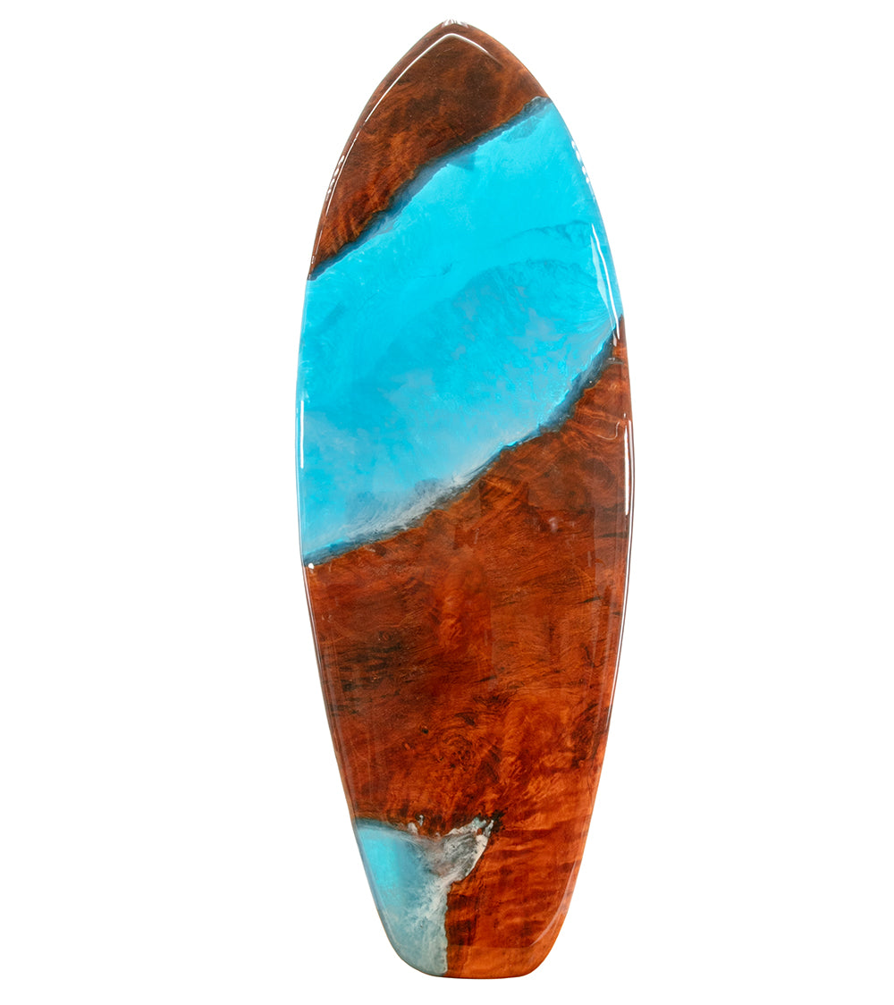 Tabla de surf Koa de 40" "Auʻau #203" de S. Isaac Anderson