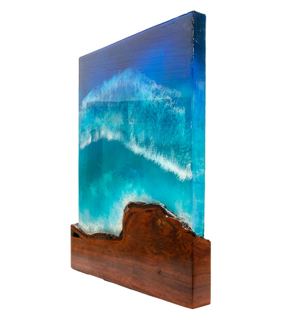コア/レジン ウォール アート「カラエオ マカハ」S. アイザック アンダーソン作