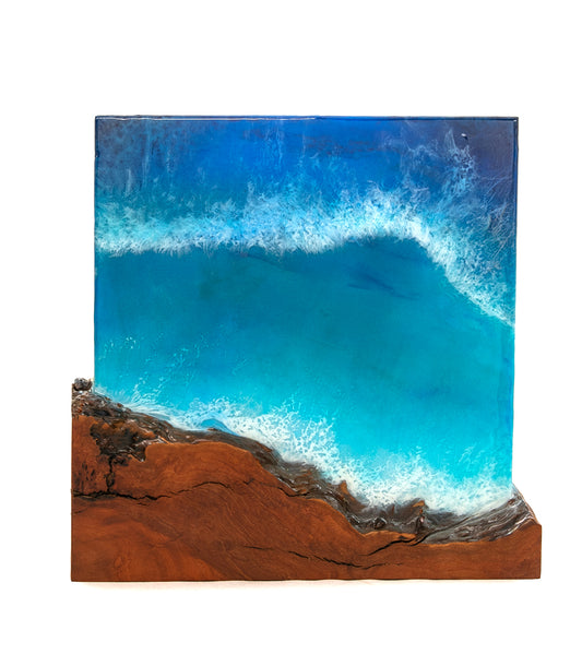 Lychee/Resin Wall Art "Kainani Sands" by S. Isaac Anderson