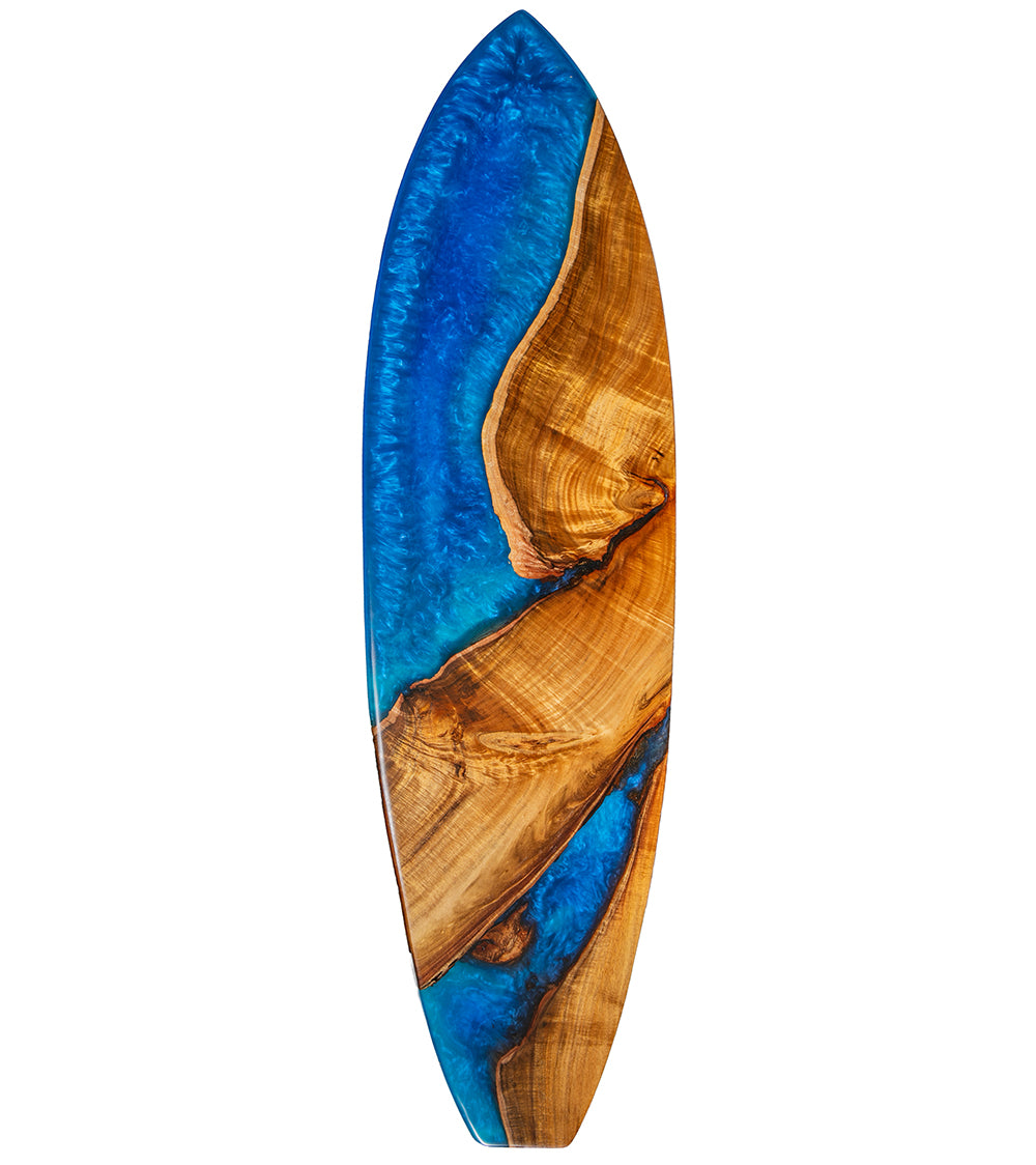 Koa 72" Surfboard "Kaʻiwi #311" by S. Isaac Anderson