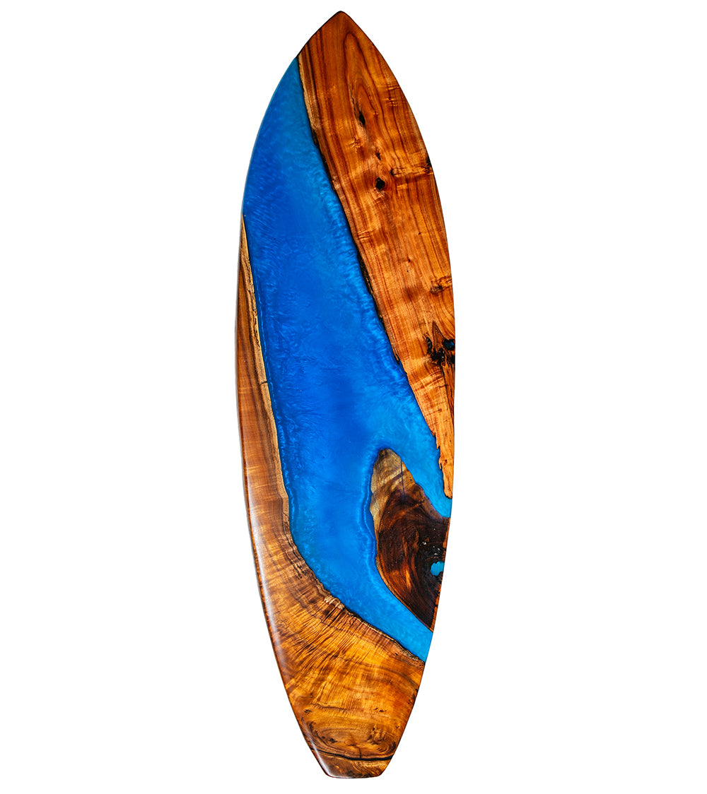 Koa 72" Surfboard "Kaʻiwi #312" by S. Isaac Anderson