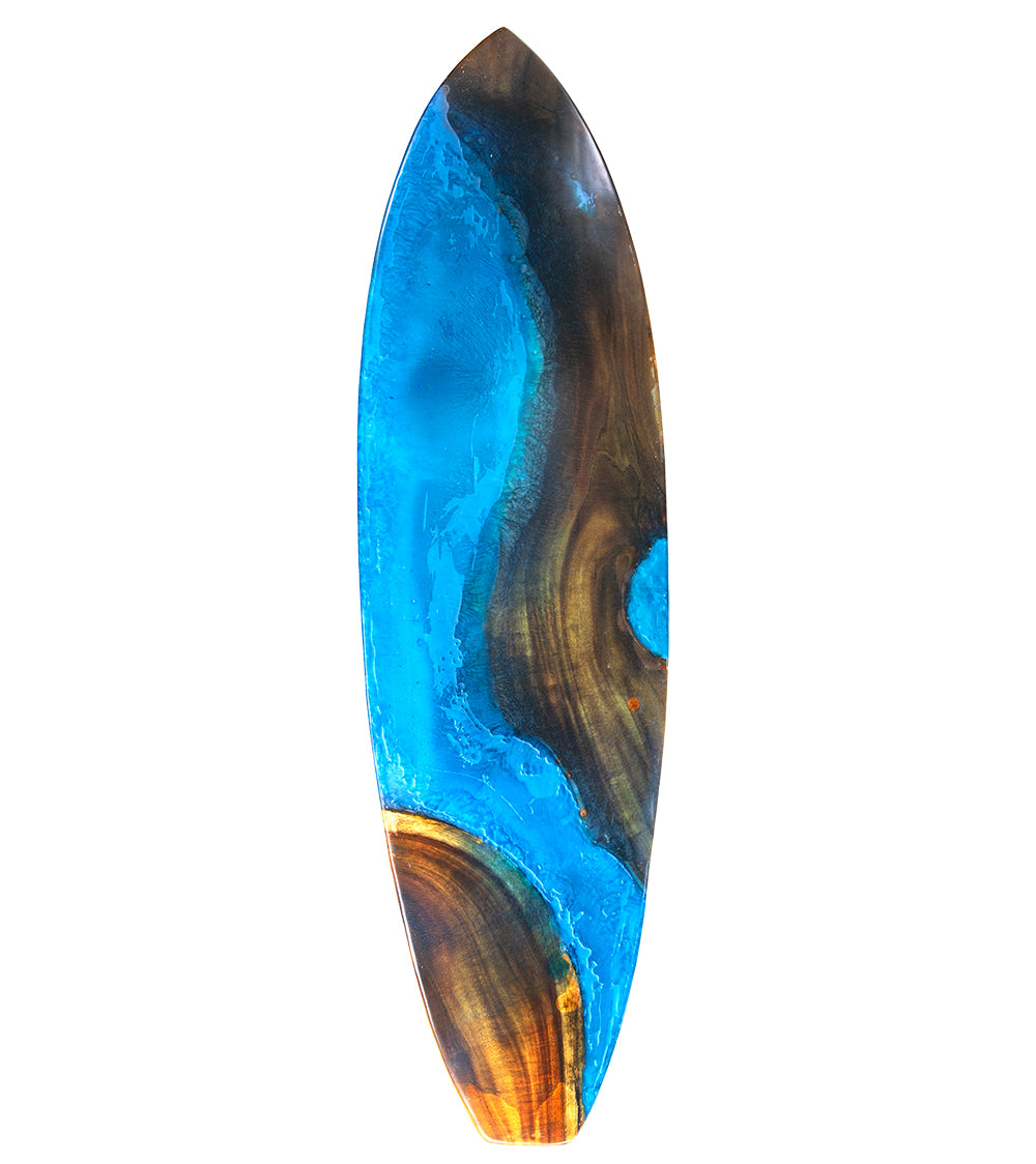 Koa/Resin 72" Surfboard #315 by S. Isaac Anderson