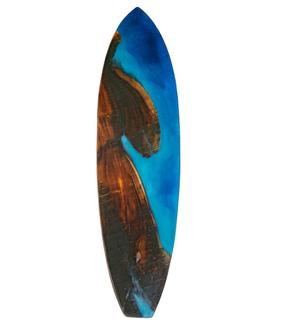 Koa-Ocean Resin 72" Surfboard #319 by Martin & MacArthur