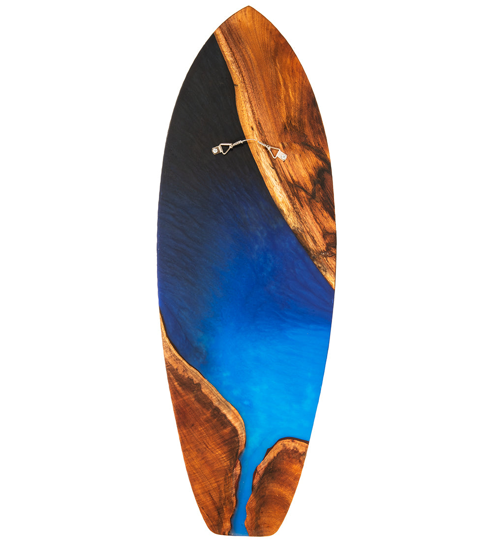 Koa-Ocean Resin 30" Surfboard #126 by Martin & MacArthur