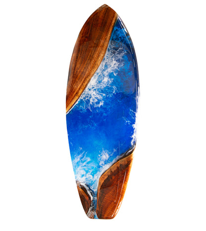 Koa-Ocean Resin 30" Surfboard #126 by Martin & MacArthur
