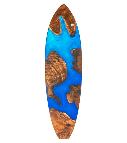 Koa-Ocean Resin 72" Surfboard #323 by Martin & MacArthur
