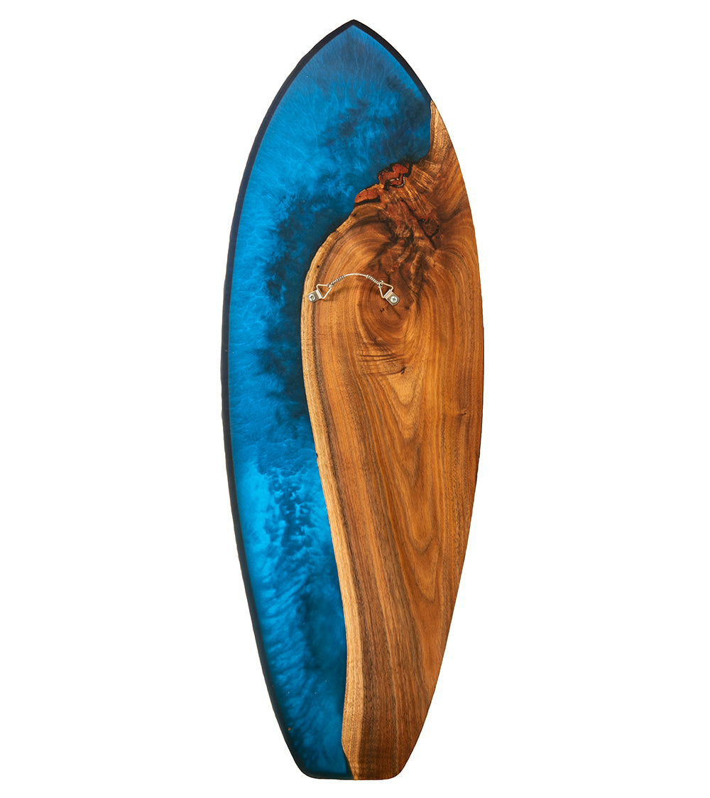 Koa-Ocean Resin 30" Surfboard #130 by Martin & MacArthur