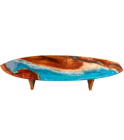 Koa/Resin Wall Art "Makapuʻu Point" de S. Isaac Anderson
