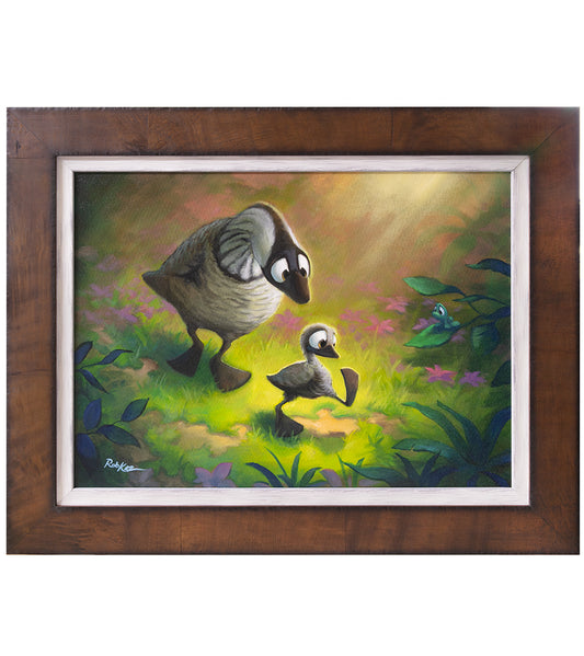 Original Painting: First Steps by Rob Kaz