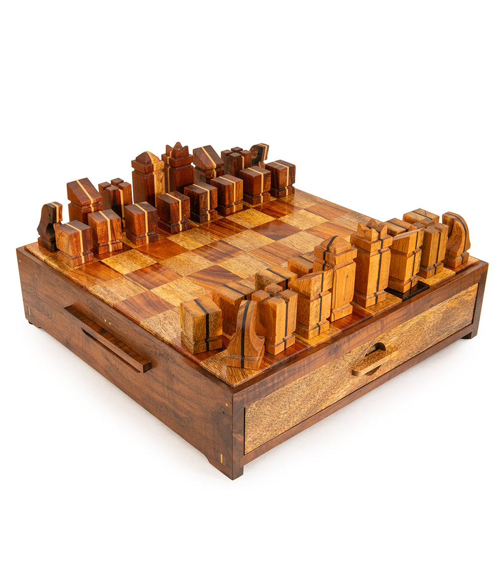 Kinsey Koa/Mango Chess set