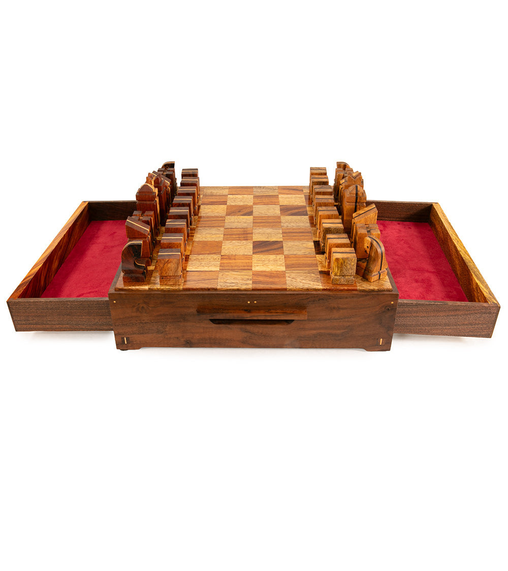 Kinsey Koa/Mango Chess set
