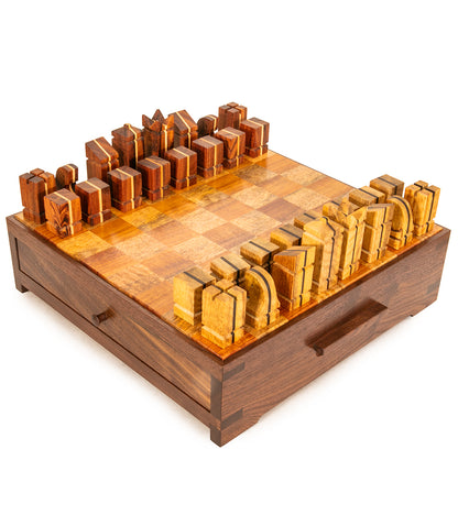 Kinsey Koa/Mango Chess set